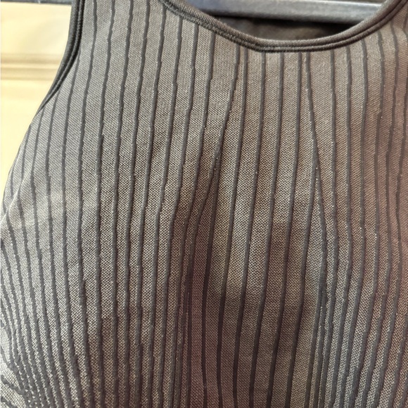 Black Ribbed Tank Top - Picture 2 of 3